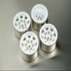 Aluminum Alloy 1.9 Beadlock Rim Wheels for 1/10 RC Crawler TRX-4 CC01 CC02 SCX10 II III PAJERO BRONCO HILUX D90 D110 - White view 1