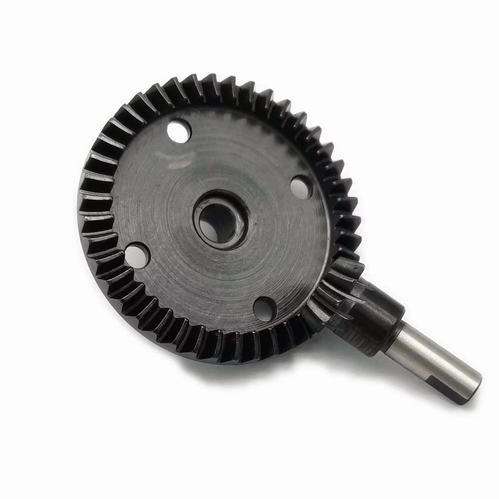 Hard Chrome Steel Spiral Diff Main Gear 43T and Input Main Gear 10T for Arrma Kraton Mojave Outcast Talion Notorious 6S AR310497 AR310498