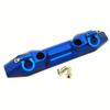 Aluminum Rear Bumper with Hook D-Rings Blue for Traxxas E-Revo VXL Brushless 2.0 5335X view 1