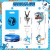 HyDren 98 Pcs Shark Party Favor Supplies Set Shark Keychain Shark Tooth Necklace Goodie Bags Shark Silicone Bracelets and Shark Stickers for Shark Theme Underwater Shark Ocean Birthday Party Supplies view 2