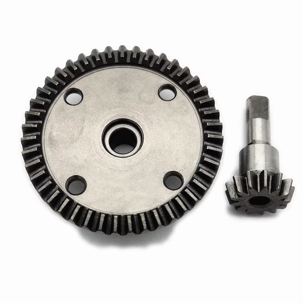 Hard Chrome Steel Diff Main Gear 43T and Input Main Gear 13T for Arrma Typhon AR310441 ARA311055