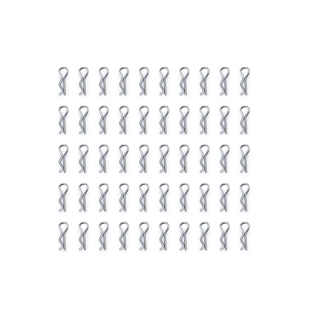 RC-Hub 50Pcs RC Car Body Shell R Clips Bodyshell Pin for 1/5 1/8 1/14 1/18 RC Truck Car (1/18)