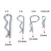 RC-Hub 50Pcs RC Car Body Shell R Clips Bodyshell Pin for 1/5 1/8 1/14 1/18 RC Truck Car (1/18) view 3