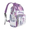 XOZOTY Personalized Elephant Diaper Bag Backpack with Name for Men Women Travel Daypack Nursing Baby Shoulders Bags view 2