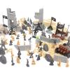OTONOPI Toy Soldiers Medieval Plastic Knight Action Figure Castle Playset Classic Army Men Military Toys Mini Ancient Soldiers Warriors 250PCS view 2