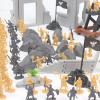 OTONOPI Toy Soldiers Medieval Plastic Knight Action Figure Castle Playset Classic Army Men Military Toys Mini Ancient Soldiers Warriors 250PCS view 3