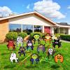 Amyhill 12 Pcs Halloween Golf Game Set Mini Golf Set Halloween Party Game Yard Sign Holes for Indoor Outdoor Carnival Lawn Yard Decorations view 1