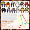 Amyhill 12 Pcs Halloween Golf Game Set Mini Golf Set Halloween Party Game Yard Sign Holes for Indoor Outdoor Carnival Lawn Yard Decorations view 2