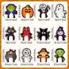 Amyhill 12 Pcs Halloween Golf Game Set Mini Golf Set Halloween Party Game Yard Sign Holes for Indoor Outdoor Carnival Lawn Yard Decorations view 3