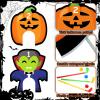 Amyhill 12 Pcs Halloween Golf Game Set Mini Golf Set Halloween Party Game Yard Sign Holes for Indoor Outdoor Carnival Lawn Yard Decorations view 4
