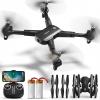 Foldable Drone for Adults with 1080P FPV Camera, SYMA RC Quadcopter for Kids Beginners with Headless Mode, Altitude Hold, 3D Flip&Rotate, Custom Route and One Key Start, Toys Gifts for Boys Girls view 1