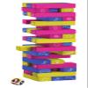 K3 Action Game - Rainbow Tower - with 54 Stacking Blocks and dice view 2