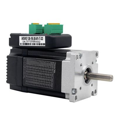 Jieotwice Integrated AC Servo Motor Drive Set DC36V 100W 3000RPM 0.29NM IHSV57-30-10
