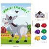 NEBURORA Pin The Tail on The Donkey, Party Game with 30 Pcs Tails for Kids Birthday Party Carnival Circus Christmas Party Supplies view 2