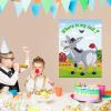 NEBURORA Pin The Tail on The Donkey, Party Game with 30 Pcs Tails for Kids Birthday Party Carnival Circus Christmas Party Supplies view 4
