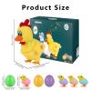 hbbhml Plush Electric Stuffed Laying Egg Chicken Toy Doll with Sound Music Easter for Boys Girls view 4