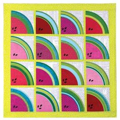 Fabric Confetti Summer Fun ITH Wall Hanging Pattern