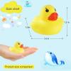 60 PCS Rubber Ducks Bath Toys Mini Ducks Float and Fun Squeak for Kids Bath Toy Shower Decorations Birthday Party Carnival Game Gift view 2