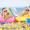 60 PCS Rubber Ducks Bath Toys Mini Ducks Float and Fun Squeak for Kids Bath Toy Shower Decorations Birthday Party Carnival Game Gift view 4
