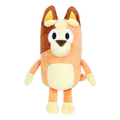 Bluey Sound Effects Talking Chilli Stuffed Plush, 14 Soft Musical Toys, Stuffed Animal with 9 Different Phrases, Singing Toys for Kids