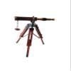 Brass Telescope with Wooden Tripod Nautical Marine Telescope, Maritime Telescope, Brass Leather Telescope Spyglass Antique Telescope for Home Decor by MUSKAN NAUTICAL STORE view 1
