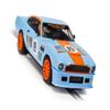 Scalextric Aston Martin V8 Gulf #19 Rikki Cann Racing 1:32 Slot Race Car C4209, Light Blue & Orange view 4