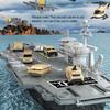 33-Inch Aircraft Carrier Mega Playset - Ultimate Military Battle Set for Boys with Realistic Battleship, Fighter Jets, Toy Soldier Figures, Military Vehicles for Kids Imaginary Pretend Play view 4