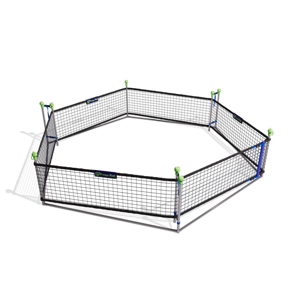 Castle Sports Portable 20 ft Gaga Ball Pit (Froggy Ball) Indoor/Outdoor for Schools, Churches, Camps, & Families