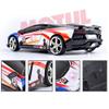 QAQQVQ RC 2.4G Die-cast Racing Car 2.4G Alloy Drift Remote Control Car 4WD Mechanical Car Super Fast Charging Two Kinds of Tires Can Be Changed at Will, Boy Toy Car, Childrens Gift view 3
