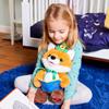 Cuddle Barn - Sir Frederick The Storyteller | Plush Fox Reads 5 Fairy Tales with Start and Pause Buttons | Body Sways, Eyes Light Up, Mouth Moves with Story | Great Gift for Young Kids - 12 inches view 4