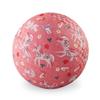 Crocodile Creek Playground Ball - Durable Rubber Ball for Kids Ages 3 and Up - Bouncy Inflatable Ball for Kickball, Indoor Games, and Outdoor Sports - PVC-Free - Unicorn Garden - 5-inch Diameter view 1