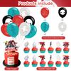 Kithwaro Baymax Hero Birthday Party Decorations, Includes Banner, Cake Topper, 12 Cupcake Toppers, 20 Balloons view 3