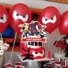 Kithwaro Baymax Hero Birthday Party Decorations, Includes Banner, Cake Topper, 12 Cupcake Toppers, 20 Balloons view 4