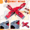 MOMSIV Finger Skateboards, Mini Finger Toy Skateboard Park Ramp Kit Fingerboard Half Pipe Ultimate Parks Training Props Accessories for Kids Adult 6 in 1 view 4