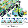 DERAYEE 24 Pcs Dinosaur Slap Bracelets for Kids, Jurassic Forest World theme Snap Bands Toy Gift Party Favor Supplies for Dino Party Bag view 2