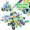 DERAYEE 24 Pcs Dinosaur Slap Bracelets for Kids, Jurassic Forest World theme Snap Bands Toy Gift Party Favor Supplies for Dino Party Bag view 3