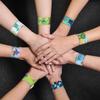 DERAYEE 24 Pcs Dinosaur Slap Bracelets for Kids, Jurassic Forest World theme Snap Bands Toy Gift Party Favor Supplies for Dino Party Bag view 4