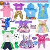 WONDOLL 12 Sets 14-16-Inch-Baby-Doll-Clothes-Outfits Dress Headbands Accessories Compatible with 43cm New Born-Baby-Doll, 15-inch-Baby-Doll view 2