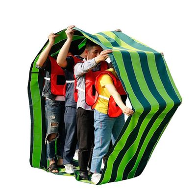 Teamwork Game Play Running Mat, Kids Adult Sports Game Oxford Cloth Run Mat, Outdoor Activities Home Party Backyard Games (Color : E, Size : Kids-6M/20FT)