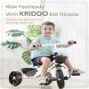 KRIDDO Kids Tricycles for 2-4 Year Olds, Toddler Trike Gift for 24 Months to 4 Years, White view 2