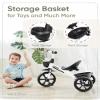 KRIDDO Kids Tricycles for 2-4 Year Olds, Toddler Trike Gift for 24 Months to 4 Years, White view 3