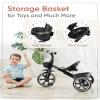 KRIDDO Kids Tricycle for 2-5 Year Olds - Gift for Toddlers - Black view 4