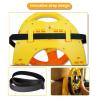 RedCrab Steering Wheel Car Driving Simulated Toy with Light and Music for Kids, Pretend Driving Seat Toys,Baby Electric Early Learning Educational Toys for Boys and Girls(Orange) view 3