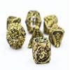 Metal DND Dice Set Skull Dungeons and Dragon Dice Set Hollow Polyhedral Magic 7 PCS Dice Set with Gift Metal Box for Dungeons and Dragons Table Games Play Cards MTG(Skull_Ancient Bronze) view 3