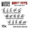 Green Stuff World for Models and Miniatures Set of Resin Giant Rats 3509 (GSWD-3509) view 2