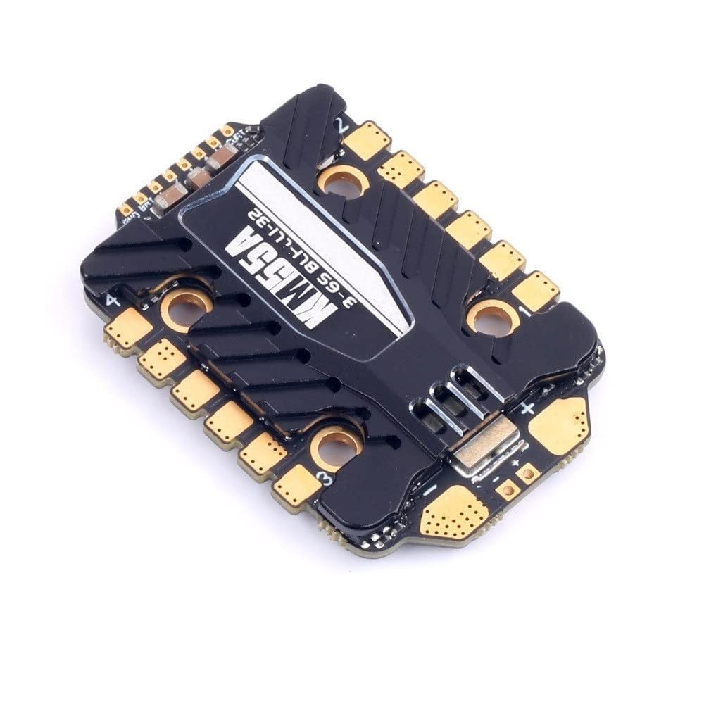 Drone Accessories for KM55 4IN1 55A ESC for DSHOT600/1200 for Blheli_32 3-6S Electronic Speed Controller for RC Drone FPV Racing Replaceable