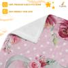 FLOCHIL Personalized Baby Blanket for Boys, Custom Baby Blanket with Name, Customized Elephant Baby Blanket, Gift for Baby Shower, Toddler, Babies, Newborn view 4
