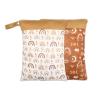 2 Pack Wet Dry Bags for Baby Diapers&Breast Pump Parts, Waterproof Reusable Wet Bag with Two Zipper Pockets, Beach Pool Gym Bag Stroller Yoga Toiletries Daycare Organizer, 11.8 inch x 15.7inch (Gold) view 1