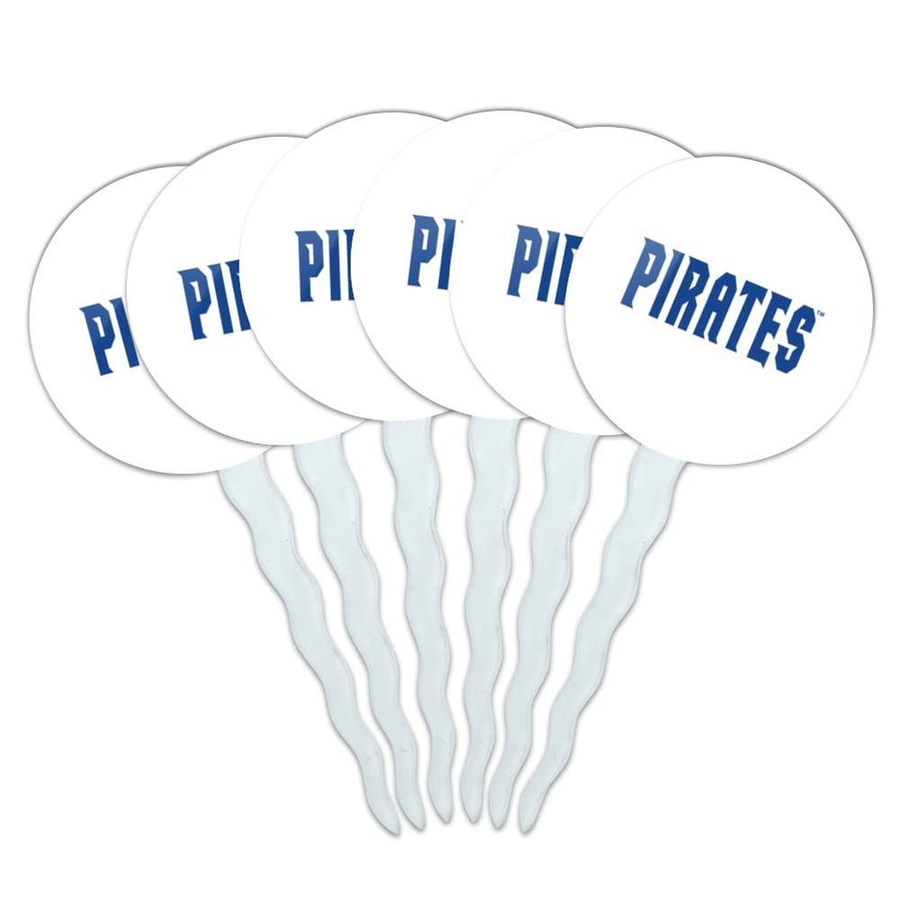 GRAPHICS & MORE Seton Hall Secondary Logo Cupcake Picks Toppers Decoration Set of 6