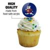 GRAPHICS & MORE South Carolina State Secondary Logo Cupcake Picks Toppers Decoration Set of 6 view 3